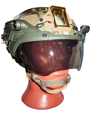 Визор для баллистичекого шлема (с серой линзой) фото 1