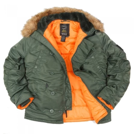 Куртка Nord Storm N3B Regular (olive/orange) фото 2
