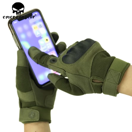 Перчатки EmersonGear Tactical All Finger Gloves (OD Green) фото 4