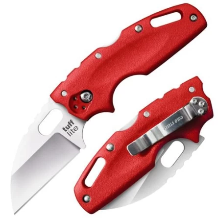 Нож складной Cold Steel Tuff Lite Plain Edge Red, CS_20LTR (сталь AUS8A) фото 1