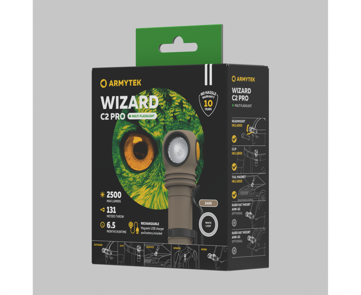 Wizard c2 pro max теплый свет. Armytek Wizard Wizard c2 Pro. Мультифонарь Armytek Wizard c2 Pro Magnet USB XHP50.2 f08701w. Фонарь Armytek Wizard c2 Pro Magnet USB белый. Armytek Wizard c2 Pro Sand.