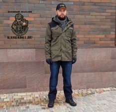 Куртка Helikon Covert M-65 Jacket (Taiga Green/Black)