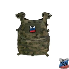 Чехол для ношения бронепанелей Панцирь 3.2 с пряжкой Зубр (A-Tacs FG)