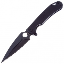 Нож складной Daggerr Arrow Flipper Black Serrated (G10, D2)