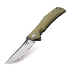 Нож складной Bestech Knives Scimitar, BG05C-2 (бежевый, сталь D2)