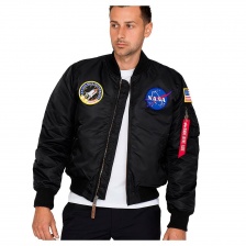 Куртка-бомбер Alpha Industries NASA MA-1 (Black)