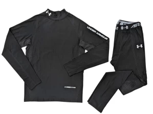 Комплект термобелья Under Armour (воротник стойка)(черный)