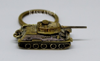Брелок "Танк Т-34" (патинированная бронза)