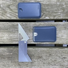 Нож складной Daggerr Cardknife Blue SW +чехол (Титан/Карбон, 8Cr13MoV)