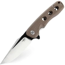 Нож складной Bestech Knives Arctic, BG33D-1 (коричневый, сталь D2)