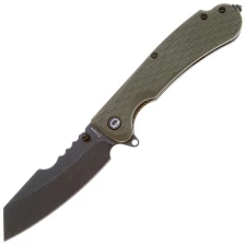 Нож складной Daggerr Rhino Olive BW (FRN, 8Cr14MoV)