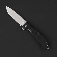Нож складной Daggerr Wocket Black SW Serrated (FRN, 8Cr14MoV)