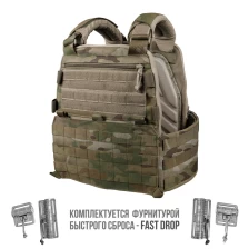 Плитоносец Stich Defense mod.3 (с быстросбросом Fast Drop, КАП)(Multicam)