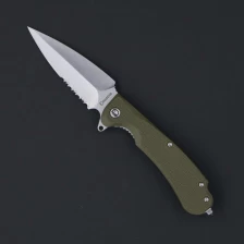 Нож складной Daggerr Urban 2 Olive SW Serrated (FRN, 8Cr14MoV)