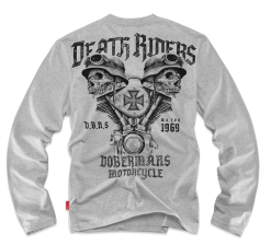 Лонгслив Dobermans Aggressive LS117 Death Rider (серый)