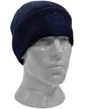 Шапка "Герб Российской Федерации" (синий)
