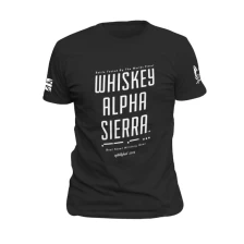 Футболка Warrior Assault Systems Whiskey Alpha Sierra T-shirt (Black)