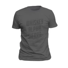 Футболка Warrior Assault Systems Whiskey Alpha Sierra T-shirt (Grey)