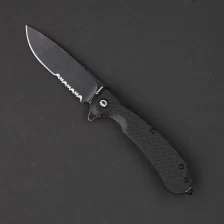 Нож складной Daggerr Wocket All Black Serrated (FRN, 8Cr14MoV)
