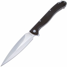Нож складной Daggerr Vendetta Black Satin Framelock (G10, D2)