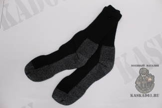 Носки трекинговые Mico (черно-серый)