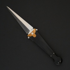 Нож складной Daggerr Cinquedea Black Satin (анод. алюминий, D2)