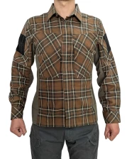 Рубашка тактическая Flannel Shirt (Коричневый)