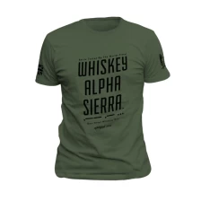 Футболка Warrior Assault Systems Whiskey Alpha Sierra T-shirt (OD Green)