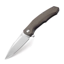 Нож складной Bestech Knives Warwolf, BG04C (бежевый, сталь D2)