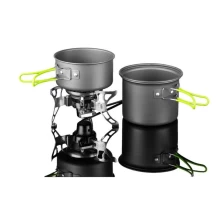 Портативная горелка газовая с двумя котелками