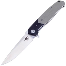 Нож складной Bestech Knives Swordfish, BG03B (Black/Beige, сталь D2)