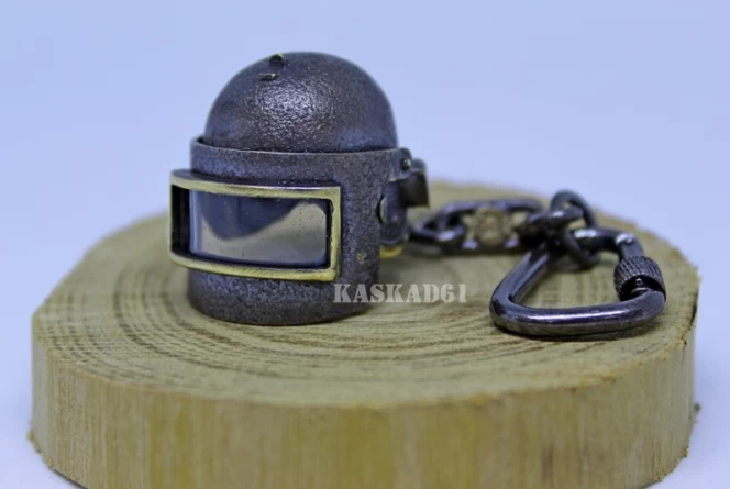 Брелок "Шлем Алтын с забралом" (латунь) фото 2