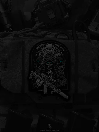 Патч SMOLA313 GROUP Назгулы (Черный/Белый) фото 2