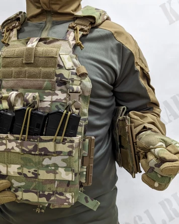 Чехол для ношения бронепанелей Воин с быстросбросом (Multicam) фото 4