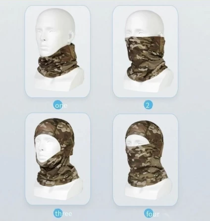 Балаклава открывающаяся (Мультикам) фото 2