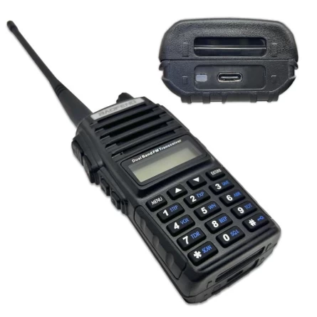 Рация Baofeng UV-82 с зарядкой USB Type-C 8 Вт (черная) фото 3
