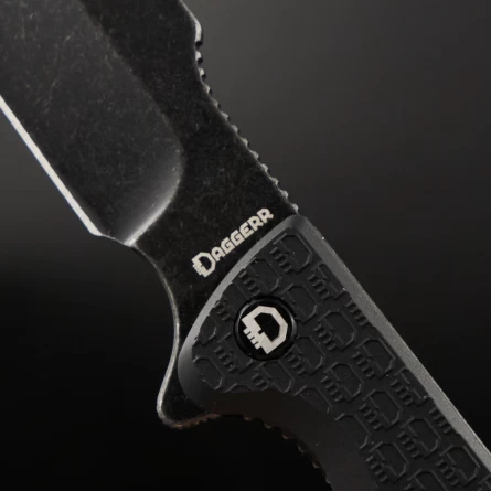 Нож складной Daggerr Harpoon All Black Discover Line (FRN, 8Cr14Mov) фото 5