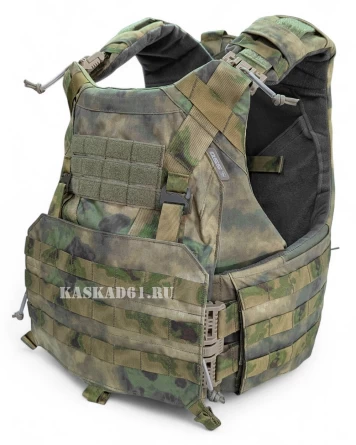 Корсетный бронежилет STRIKE с быстросбросами Woojin (баллистика Бр1, С2)(A-TACS FG) фото 2