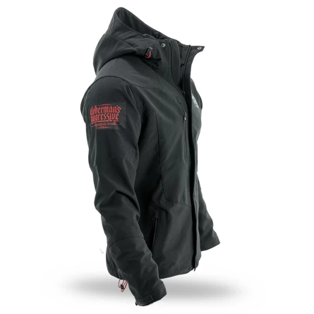 Куртка Dobermans Aggressive KU08 Offensive Premium Softshell (черная) фото 2