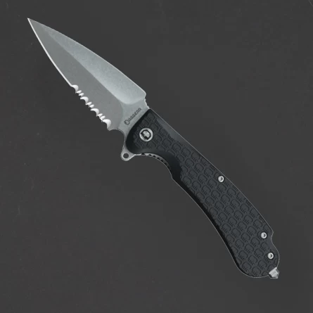 Нож складной Daggerr Urban 2 Black SW Serrated (FRN, 8Cr14MoV) фото 1