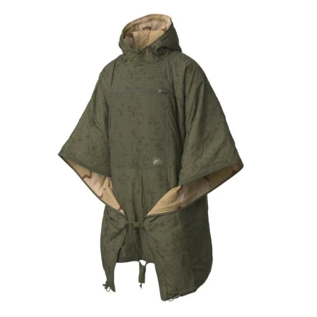 Пончо утепленное Helikon Reversible Swagman Roll Poncho (Desert Night Camo/US Desert) фото 4
