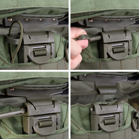 Плитоносец Stich Defense mod.4 (бандаж 80см)+баллистика (550 м/с)(Дым) фото 5
