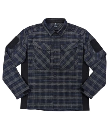 Рубашка Flannel Shirt (Blue Grey) фото 1