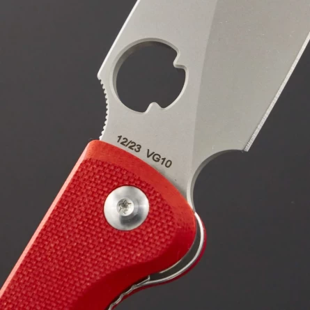 Нож складной Daggerr Sting XL Red BB (G10, VG10) фото 6