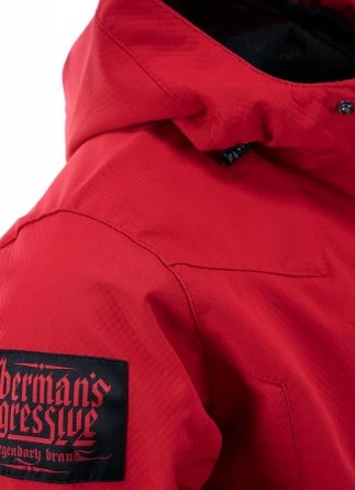 Куртка Dobermans Aggressive KU08 Offensive Premium Softshell (красная) фото 5