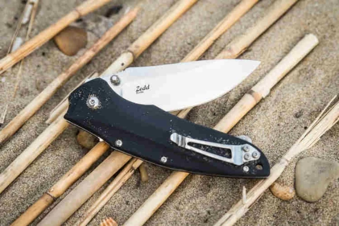 Нож складной Zedd D2 S (сатин, G10) фото 3