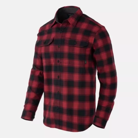 Рубашка Helikon Greyman NS Shirt (Coral Crimson Checkered) фото 2