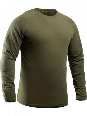 Лонгслив с рукавом реглан (олива) фото 1