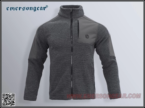 Куртка флисовая EmersonGear Blue Label "Muntjac" Fleece Jacket (Grey) фото 1