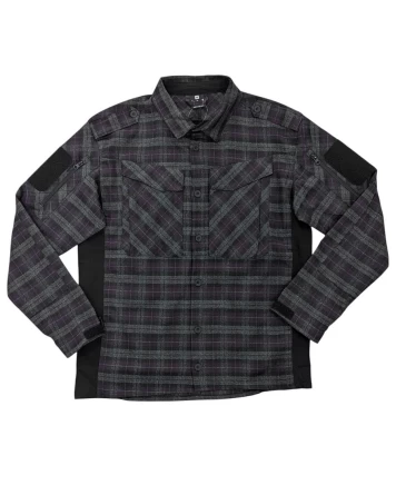 Рубашка Flannel Shirt (Purple Gray) фото 1